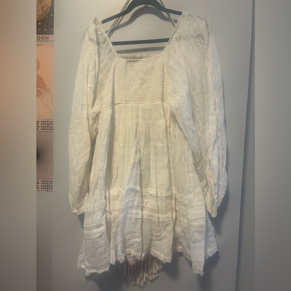 Free People Ari Mini Dress White - Picture 9 of 9